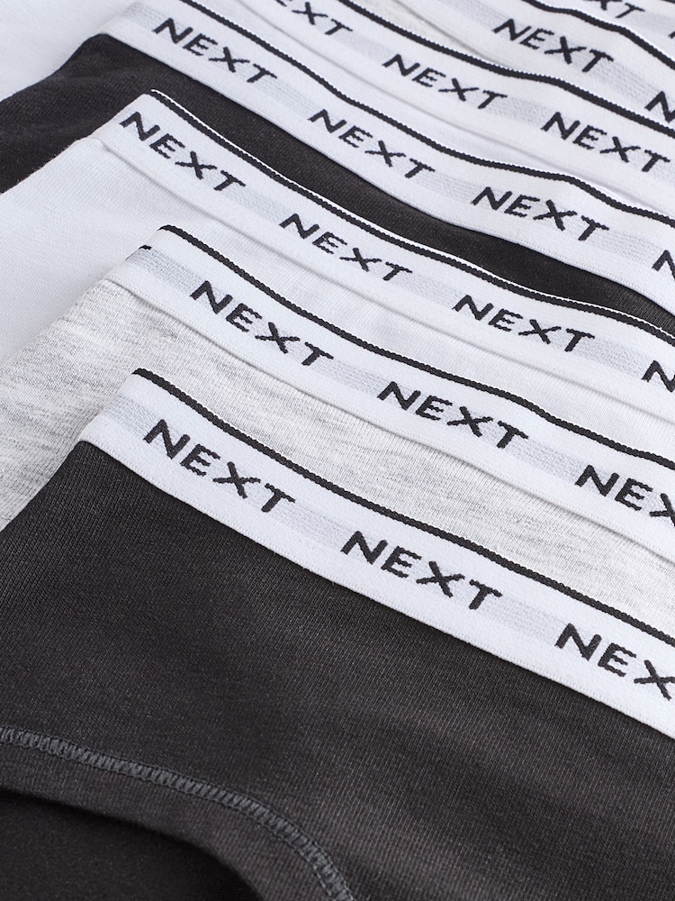 Black/White Hipsters 7 Pack (2-16yrs) - Image 11 of 11