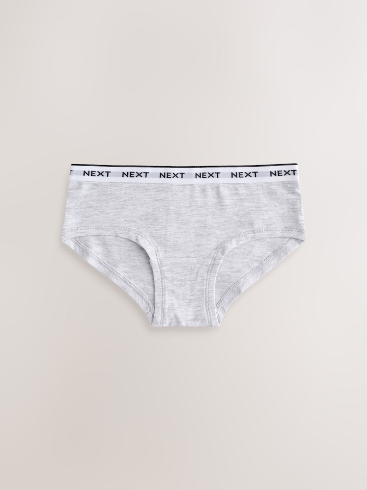 Black/Grey/White Hipsters 7 Pack (2-16yrs) - Image 6 of 11