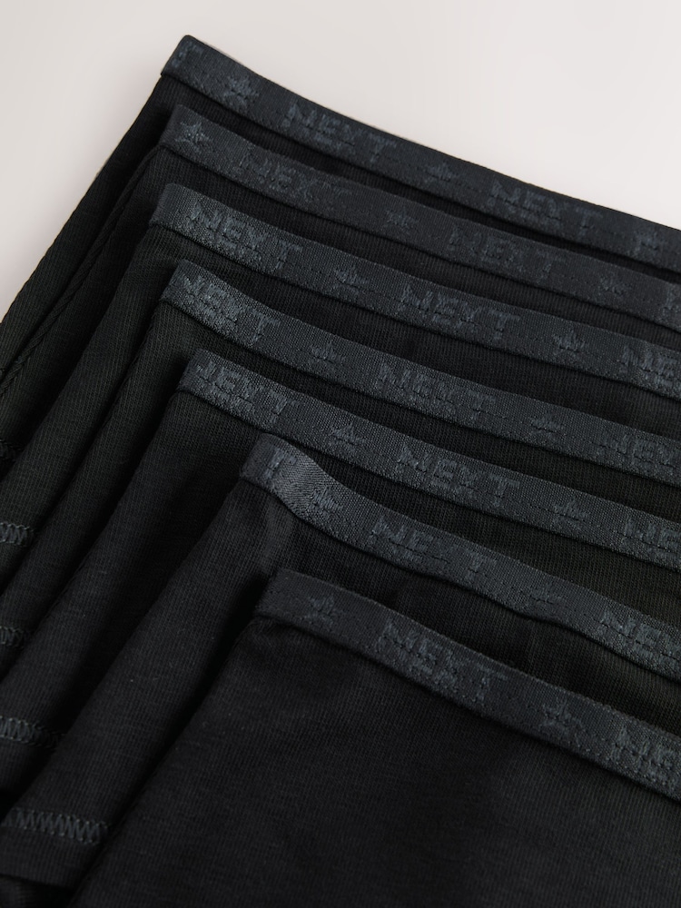 Black Hipsters 7 Pack (2-16yrs) - Image 10 of 11