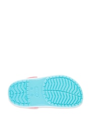 Crocs Pink Blue Crocband Kids Clogs - Image 5 of 5