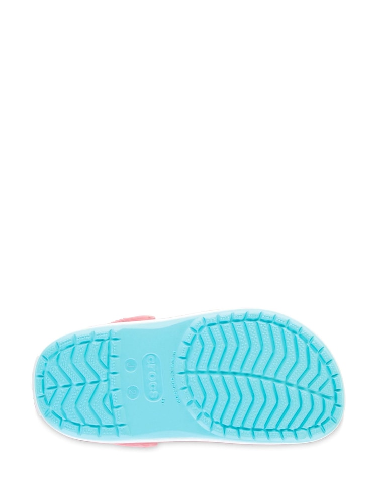 Crocs Pink Blue Crocband Kids Clogs - Image 5 of 5