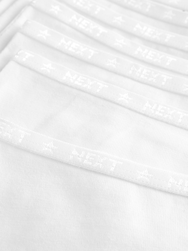 White Hipsters 7 Pack (2-16yrs) - Image 11 of 11