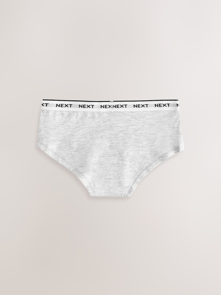 Black/White/Grey Hipster Briefs 10 Pack (2-16yrs) - Image 3 of 14