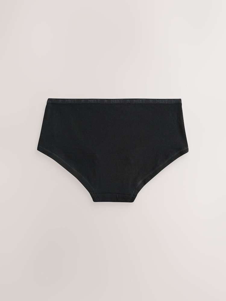 Black Hipster Briefs 10 Pack (2-16yrs) - Image 12 of 12