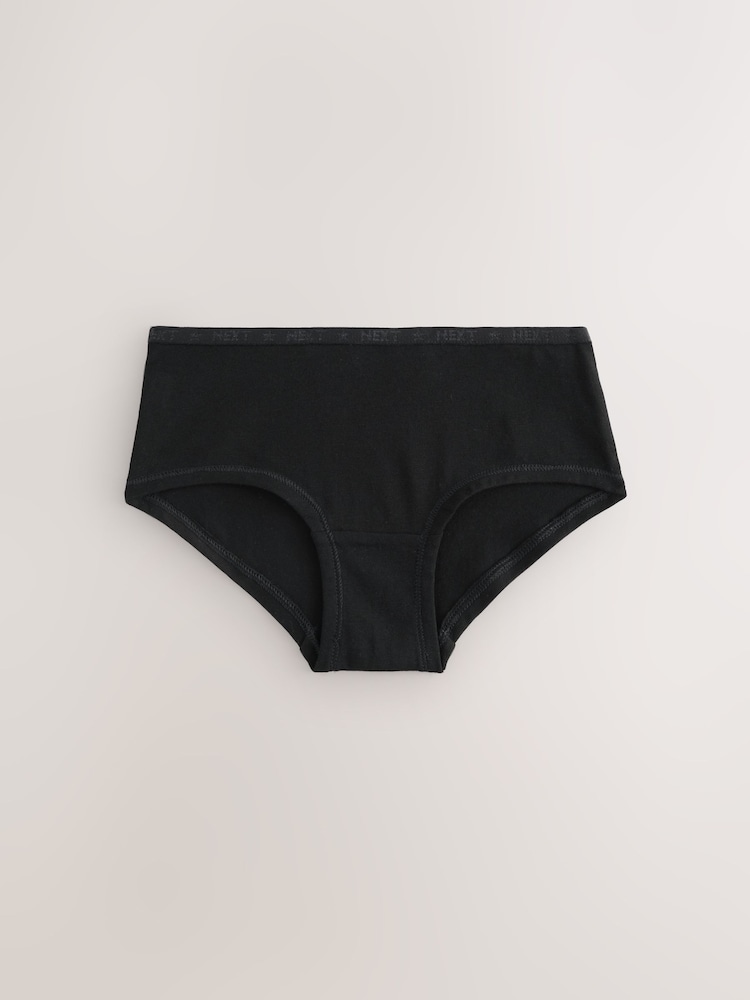 Black Hipster Briefs 10 Pack (2-16yrs) - Image 2 of 12