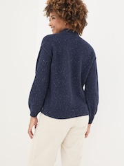 FatFace Navy Lyanna Cardigan - Image 2 of 7