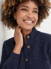 FatFace Navy Lyanna Cardigan - Image 4 of 7