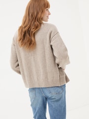 FatFace Oatmeal Lyanna Cardigan - Image 2 of 12