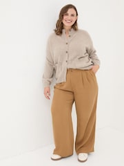 FatFace Oatmeal Lyanna Cardigan - Image 7 of 12