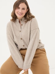 FatFace Oatmeal Lyanna Cardigan - Image 9 of 12
