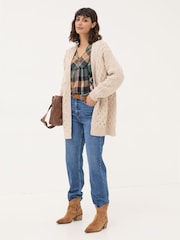 FatFace Ivory Ezzie Cardigan - Image 3 of 6
