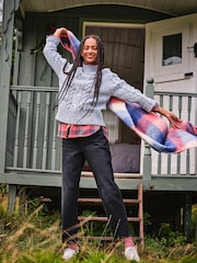 FatFace Blue Cali Cable Jumper - Image 1 of 8