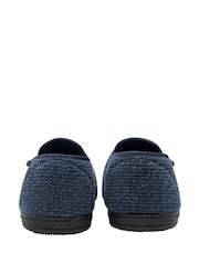 Dunlop Blue Mens Twin Gusset Slippers - Image 3 of 4