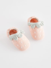 Pink Strawberry Baby Slip On Shoes (0-24mths) - Image 2 of 4