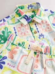 Holiday AOP Short Sleeves Printed Shirt and Shorts Set (3mths-7yrs) - Image 8 of 8
