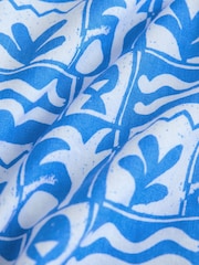 Blue Tile AOP Short Sleeves Printed Shirt and Shorts Set (3mths-7yrs) - Image 7 of 8