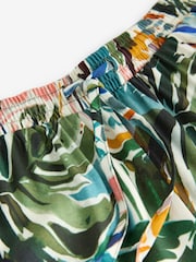 Imprimé palmier multicolore - Pantalons décontractés en bohème doux - Image 6 de 7