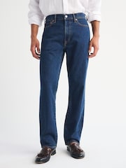 Abercrombie & Fitch Blue 90s Straight Leg Rinse Denim Jeans - Image 1 of 6