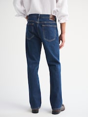 Abercrombie & Fitch Blue 90s Straight Leg Rinse Denim Jeans - Image 2 of 6