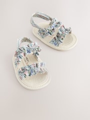 Multi Floral Baby Sandals (0-24mths) - Image 1 of 7