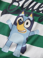 Name It Green Bluey Striped Long sleeve Top - Image 3 of 3
