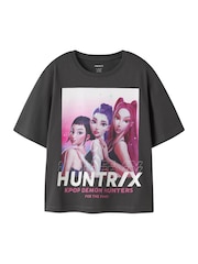 Azul - Camiseta cuadrada de manga corta KPOP Demon Hunters de Name It - Imagen 1 de 3