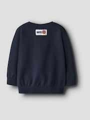 Name It Blue Spiderman Cotton Sweatshirt - Image 3 of 4