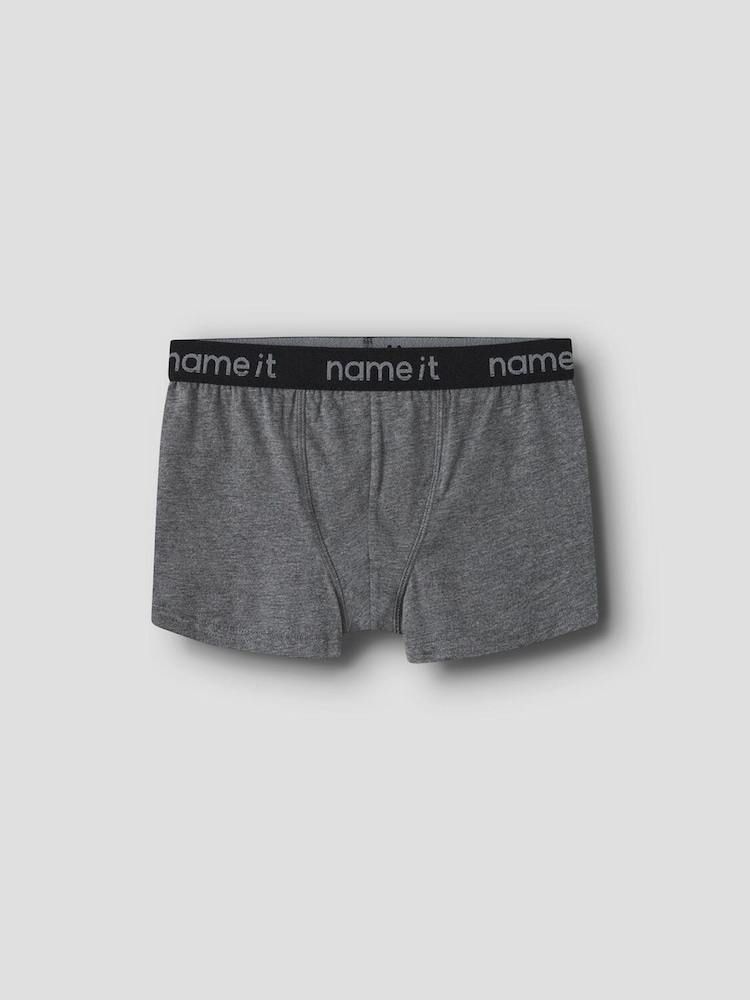 Name It Grey Boxers 3 pack - Image 2 of 4