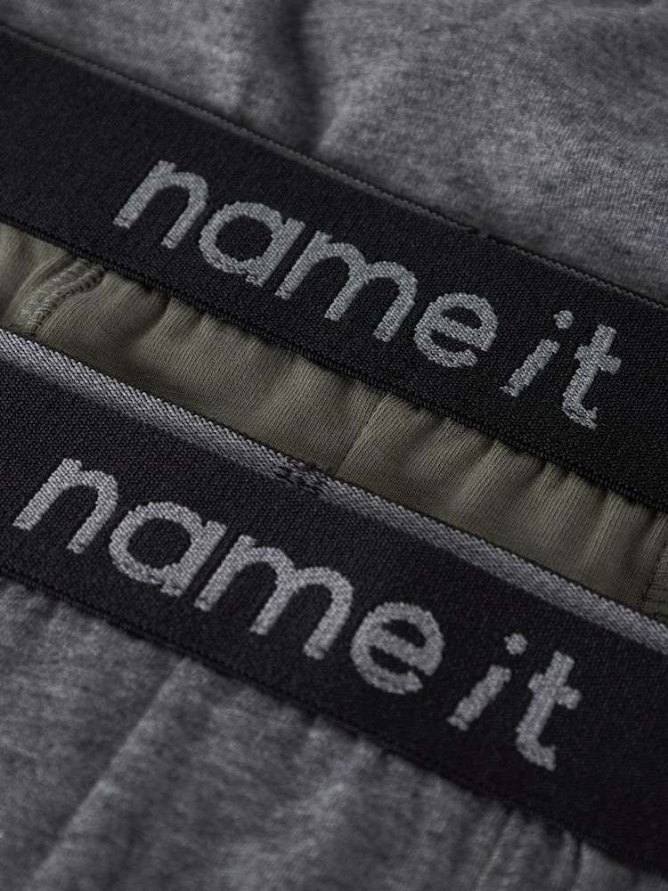 Name It Grey Boxers 3 pack - Image 4 of 4