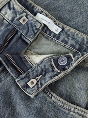 Name It Medium Blue Denim Wide Leg Jeans - Image 3 of 4