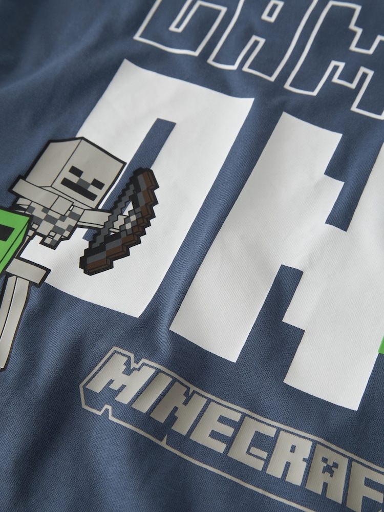 Name It Blue Minecraft Short Sleeve T-Shirt - Image 3 of 3 Name It Blue Minecraft Short Sleeve T-Shirt - Image 3 of 3