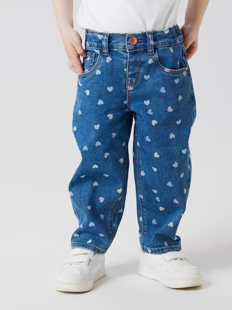 Name It Heart Printed Mom Jeans - Imagen 2 de 3 Name It Heart Printed Mom Jeans - Imagen 2 de 3