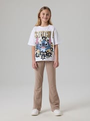 Name It White Stitch Glitter Boxy Short Sleeve T-Shirt - Image 2 of 3