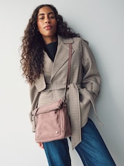 Pink Washed Messenger Bag - Image 1 of 8