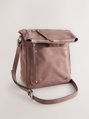 Pink Washed Messenger Bag - Image 3 of 8