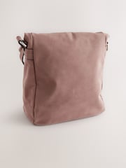 Pink Washed Messenger Bag - Image 5 of 8