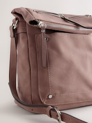Pink Washed Messenger Bag - Image 8 of 8