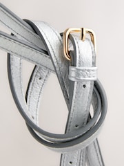 Metallic Double Zip Cross Body Bag - Image 7 of 8