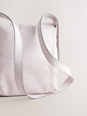 Pale Pink Crinkle Cross-Body Bag - Image 7 of 9
