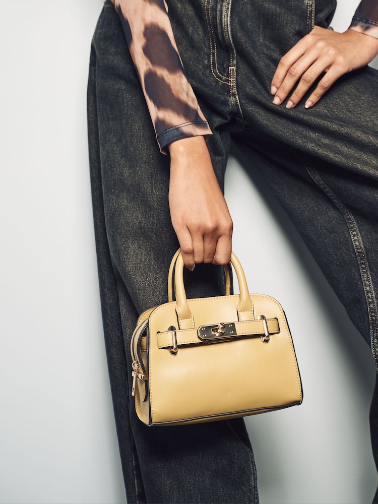 Yellow Mini Tote Bag - Image 3 of 4