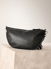Black Leather Sling Bag - Image 8 of 9