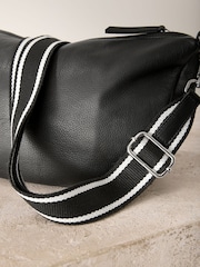 Black Leather Sling Bag - Image 9 of 9