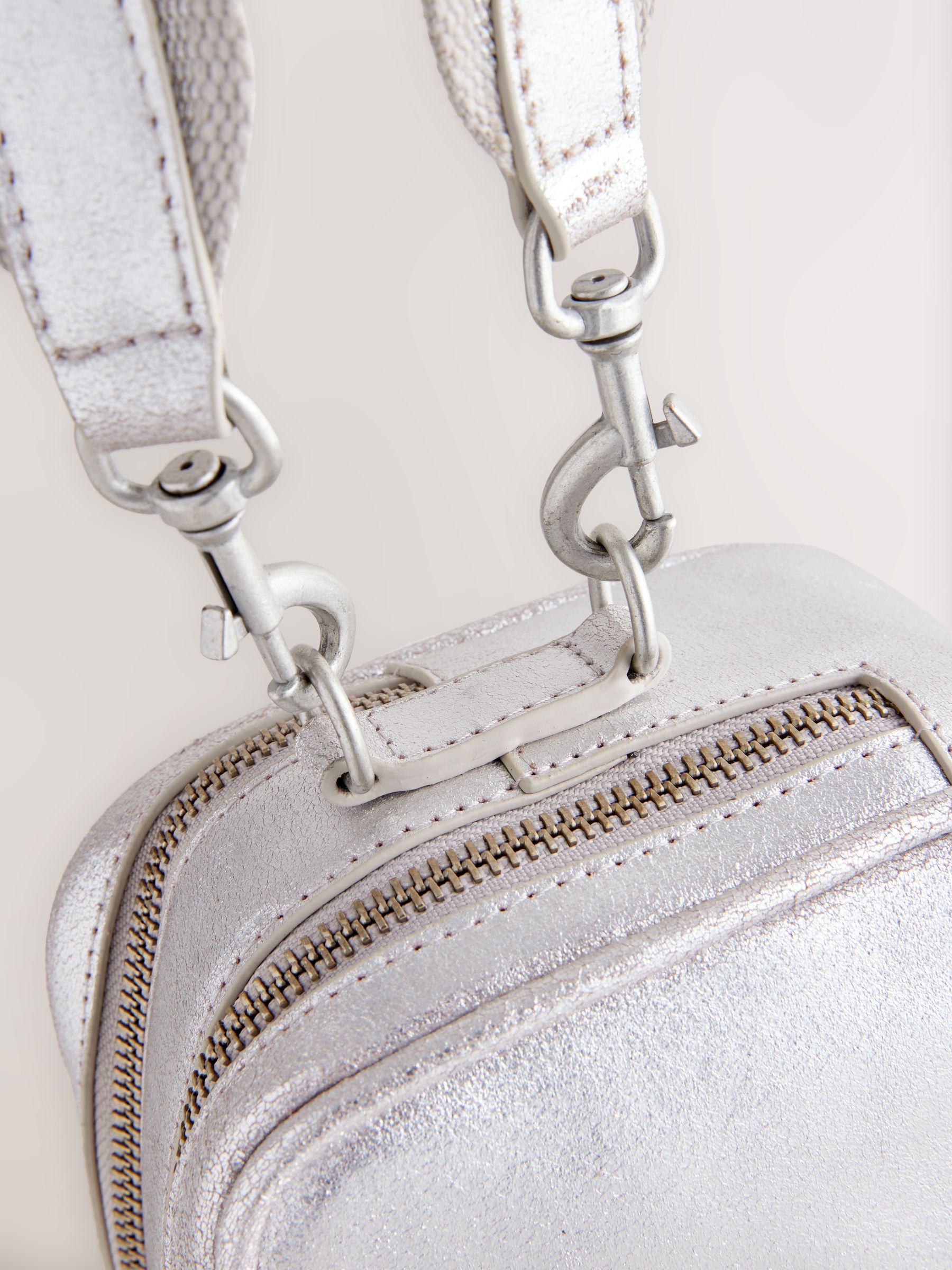 Buy Metallic Leather Camera Bag from the Next UK online shop