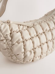 Bone Quilted Sling Bag - Image 9 of 10