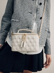 Bone Quilted Cross-Body Bag - Image 5 of 14