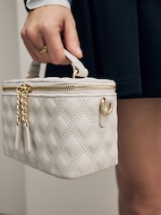 Bone Quilted Cross-Body Bag - Image 6 of 14