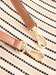 Cream Canvas Hand Held Bag - Image 9 of 10
