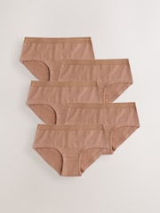 Nude Hipster Briefs 5 Pack (5-16yrs) - Image 1 of 5