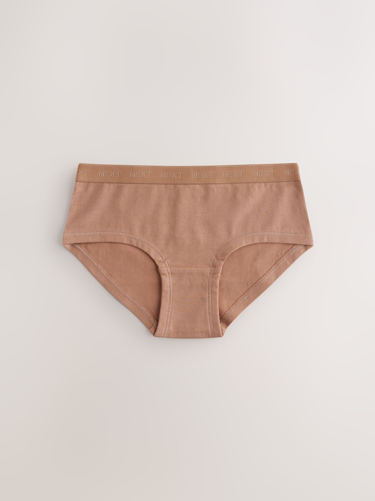 Nude Hipster Briefs 5 Pack (5-16yrs) - Image 2 of 5