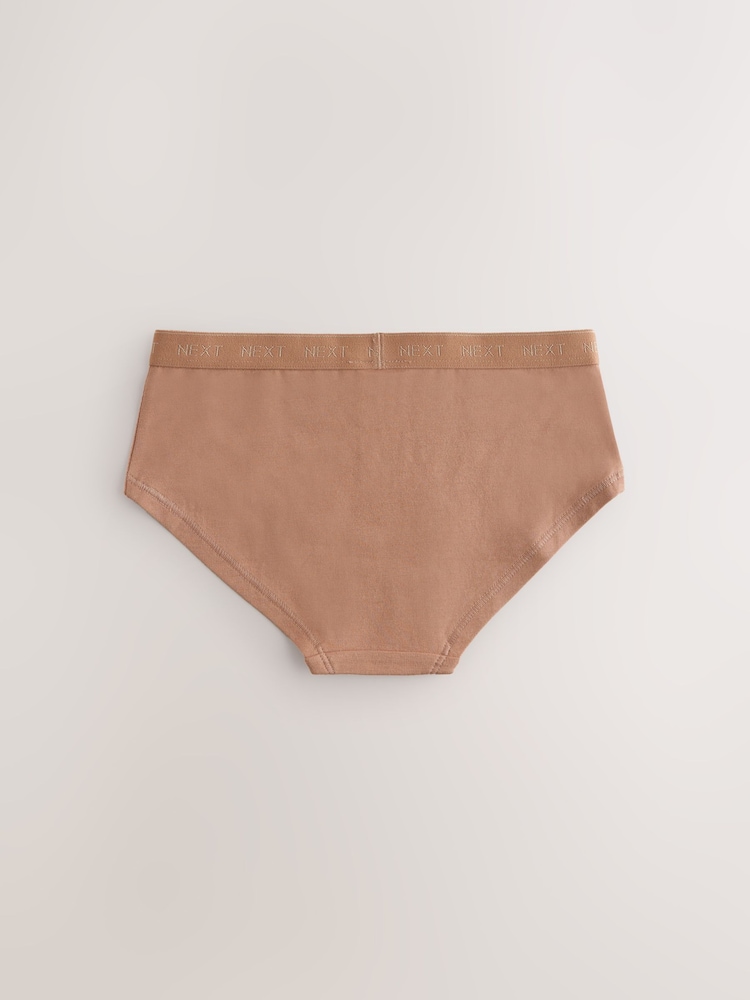 Nude Hipster Briefs 5 Pack (5-16yrs) - Image 3 of 5